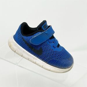 Nike Free Run TDV Kids Toddler Blue Tennis Shoes Size 6C Athletic Casual